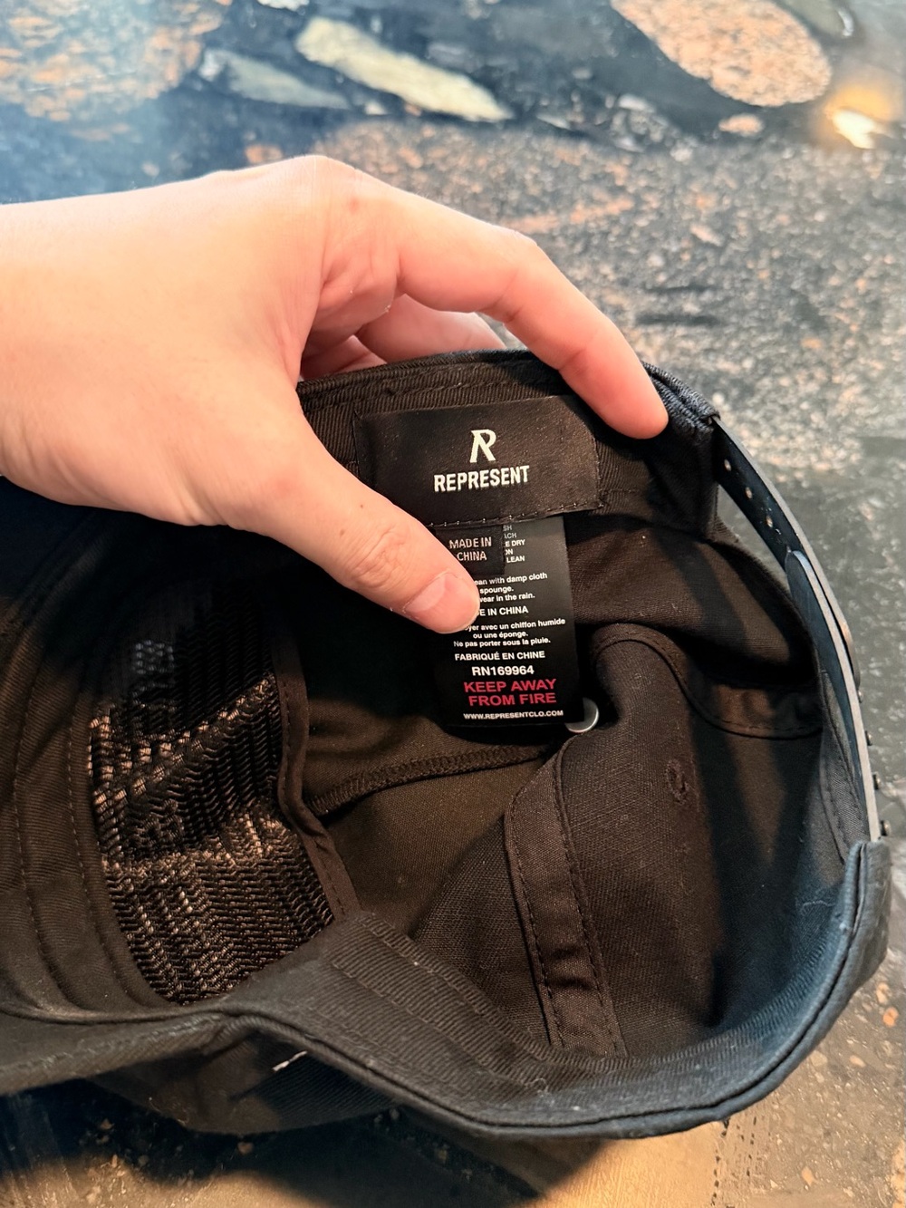 Represent Black Men's Adjustable Cap
